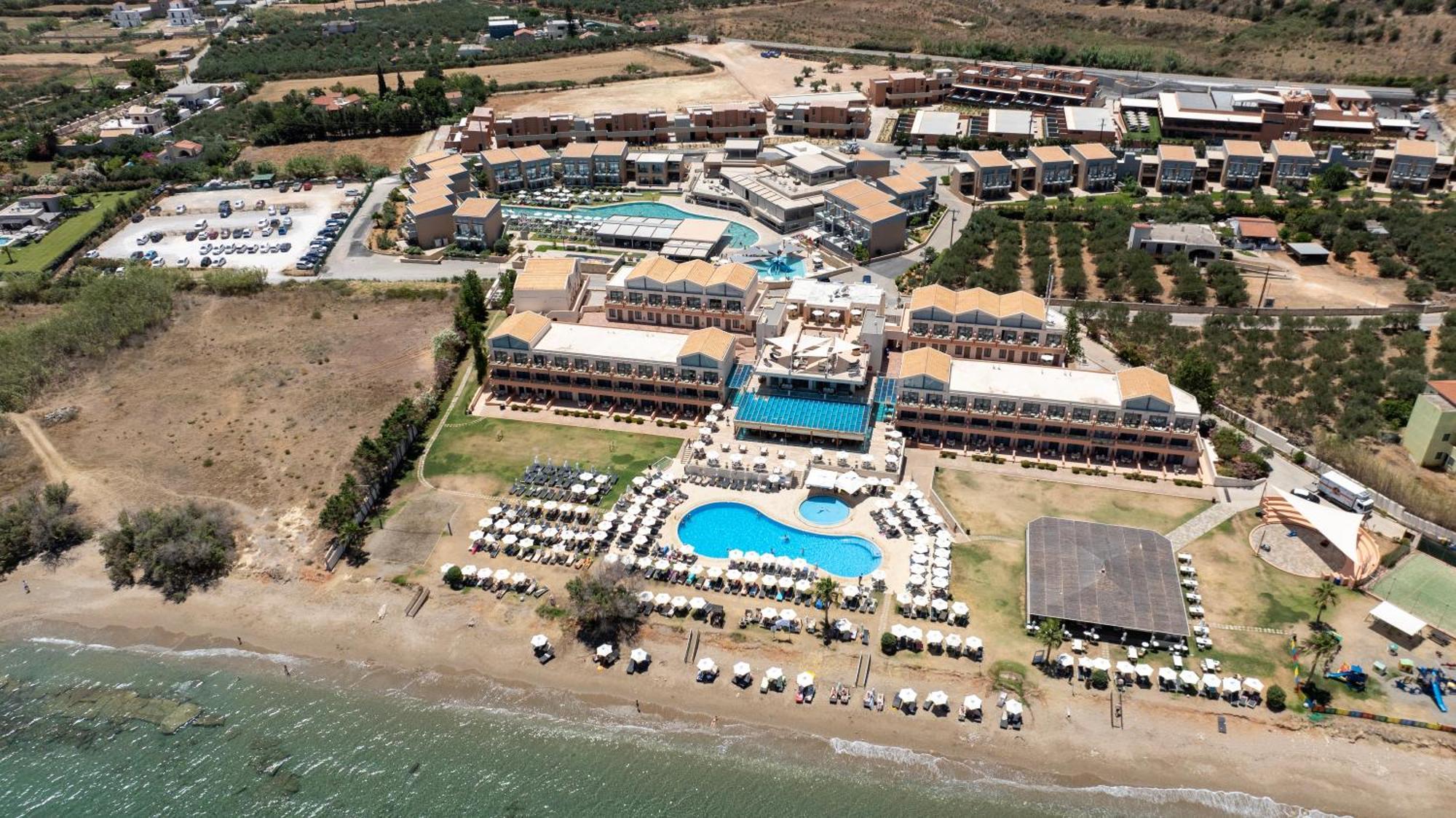 Kiani Beach Resort Family All Inclusive Kalámion Kültér fotó